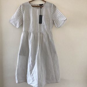 NWT Roolee striped dress size medium